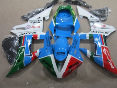 2004-2005 Blue Red Green Motul Honda CBR1000RR Replacement Fairings for Sale