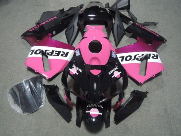 2004-2005 Black Pink Repsol Honda CBR1000RR Motorcycle Bodywork for Sale