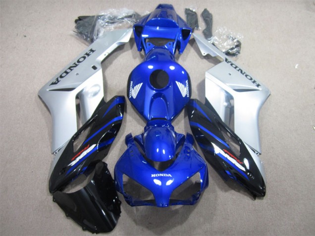 2004-2005 Blue Silver Black Honda CBR1000RR Motorcyle Fairings for Sale