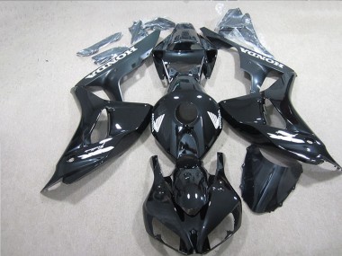 2006-2007 Black White Decal Honda CBR1000RR Motorcycle Fairing Kits for Sale