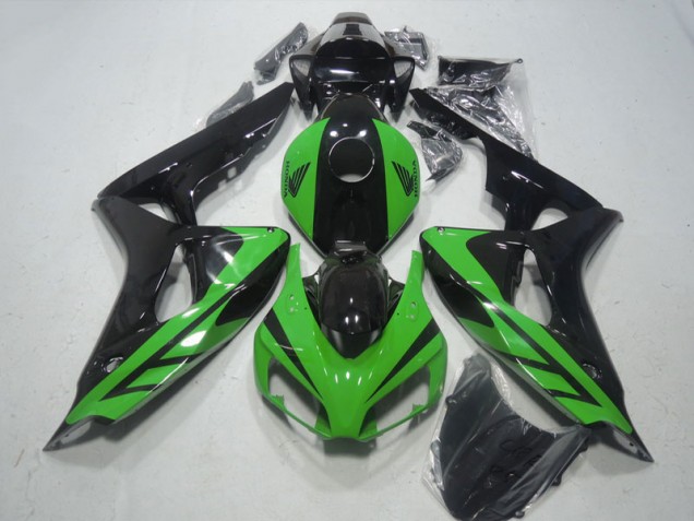 2006-2007 Black Green Honda CBR1000RR Motorcylce Fairings for Sale