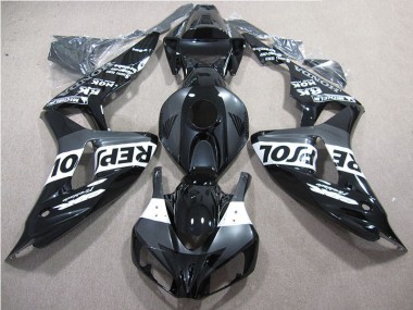 2006-2007 Black Repsol Honda CBR1000RR Motorcycle Fairing Kits for Sale