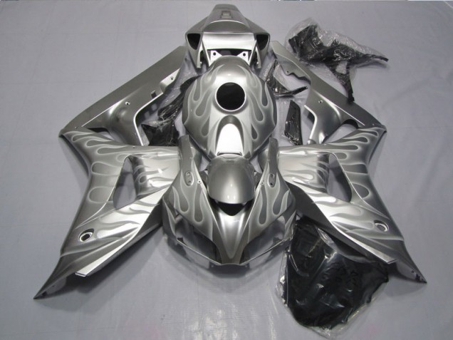 2006-2007 Silver Flame Honda CBR1000RR Bike Fairings for Sale