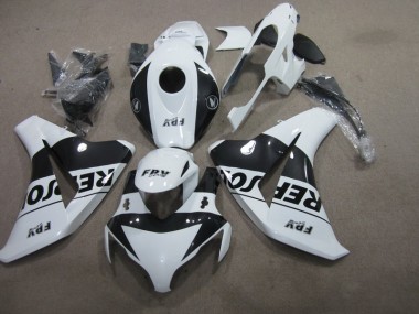 2008-2011 Black White Repsol Honda CBR1000RR Replacement Motorcycle Fairings for Sale