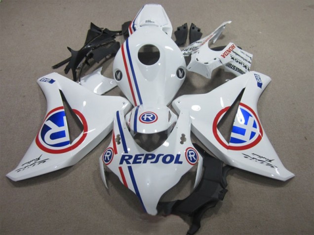 2008-2011 White Blue Repsol Honda CBR1000RR Motorbike Fairing for Sale