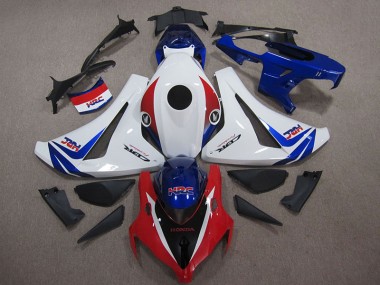 2008-2011 White Blue Red HRC Honda CBR1000RR Motor Bike Fairings for Sale