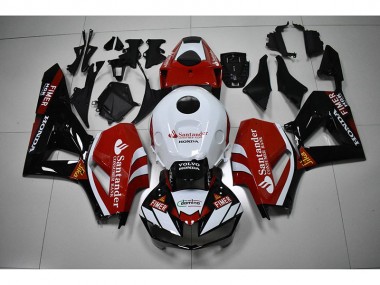 2012-2016 Black White Red Santander Honda CBR1000RR Moto Fairings for Sale