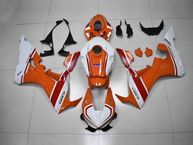 2017-2020 Orange White HRC Honda CBR1000RR Motorbike Fairing for Sale