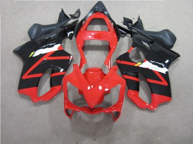 2001-2003 Red Black Honda CBR600 F4i Motorbike Fairing Kits for Sale