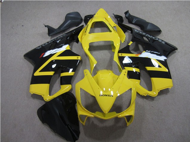 2001-2003 Yellow Black Honda CBR600 F4i Motorcylce Fairings for Sale