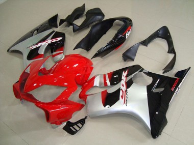 2004-2007 Red Silver Honda CBR600 F4i Replacement Motorcycle Fairings for Sale