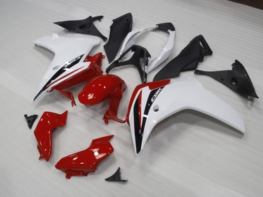 2011-2013 Red White Black Honda CBR600F Motorcycle Replacement Fairings for Sale