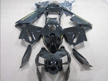 2003-2004 Black Gold Decal Honda CBR600RR Motorbike Fairing for Sale