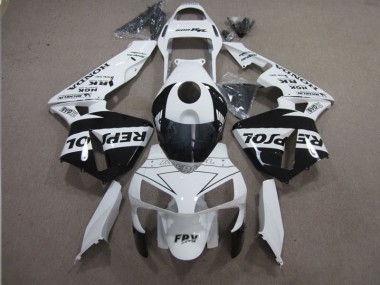 2003-2004 White Black Repsol Honda CBR600RR Motorbike Fairing for Sale