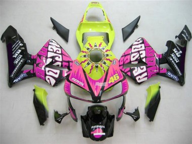 2003-2004 Valentino Rossi Honda CBR600RR Motorbike Fairing Kits for Sale