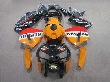 2005-2006 Orange Black Repsol Honda CBR600RR Motorcyle Fairings for Sale