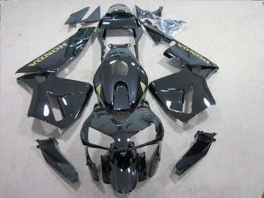 2005-2006 Black Gold Decal Honda CBR600RR Motorbike Fairings for Sale