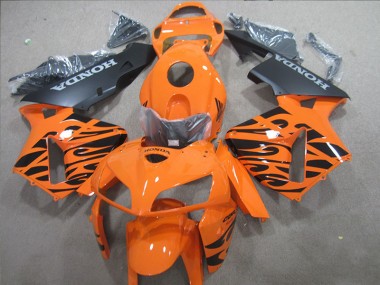 2005-2006 Orange Black Honda CBR600RR Motorbike Fairings for Sale