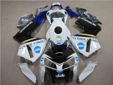 2005-2006 White Blue Konica Minolta Honda CBR600RR Motorcycle Replacement Fairings for Sale