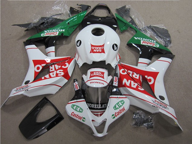 2007-2008 Red White San Carlo Honda CBR600RR Motorbike Fairing for Sale