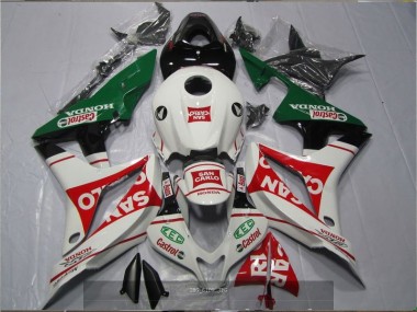 2007-2008 White Red Green San Carlo Castrol Honda CBR600RR Motorcyle Fairings for Sale