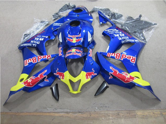 2007-2008 Blue Red Bull Honda CBR600RR Motorcycle Bodywork for Sale