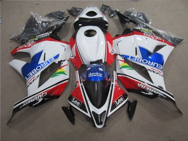 2009-2012 Blue White EUROBET Lee Honda CBR600RR Motorcycle Fairing for Sale