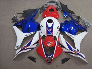 2009-2012 Red White Blue HRC Honda CBR600RR Motorcycle Fairing Kits for Sale