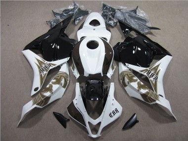 2009-2012 Black White Honda CBR600RR Bike Fairing Kit for Sale