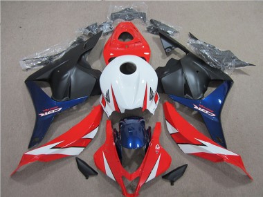 2009-2012 White Red Blue Honda CBR600RR Motorcycle Fairings Kits for Sale