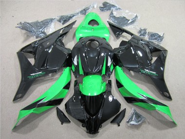 2009-2012 Black Green Honda CBR600RR Moto Fairings for Sale