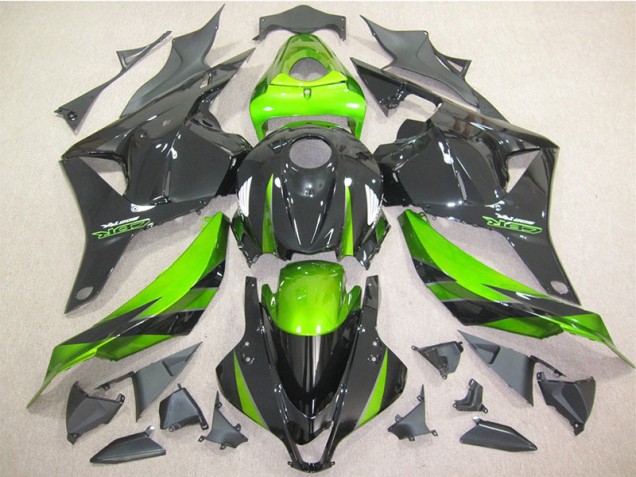 2009-2012 Black Green Honda CBR600RR Motorbike Fairing for Sale