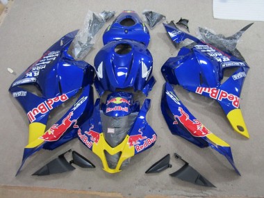 2009-2012 Blue Red Bull Honda CBR600RR Replacement Motorcycle Fairings for Sale