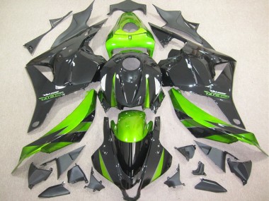 2009-2012 Black Green Honda CBR600RR Bike Fairing Kit for Sale