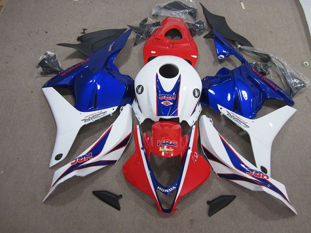 2009-2012 Red White Blue HRC Honda CBR600RR Motorbike Fairing for Sale