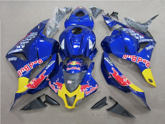 2009-2012 Blue Red Bull Honda CBR600RR Motor Bike Fairings for Sale