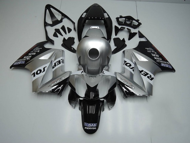 2002-2013 Silver Repsol Honda VFR800 Motorcycle Fairings & Bodywork for Sale