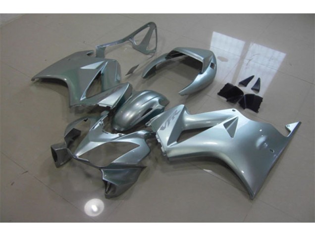 2002-2013 Silver Honda VFR800 Motorcycle Fairing Kit for Sale