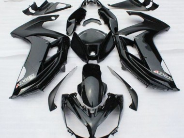 2012-2014 Black Kawasaki ER6F Bike Fairing Kit for Sale