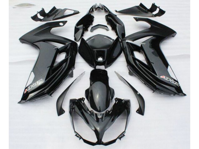 2012-2014 Black Kawasaki ER6F Bike Fairing Kit for Sale