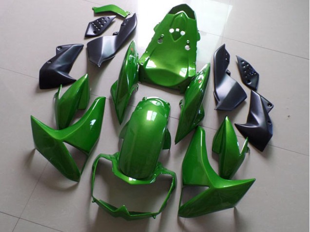 2007-2009 Green Kawasaki Z1000 Motorcycle Bodywork for Sale