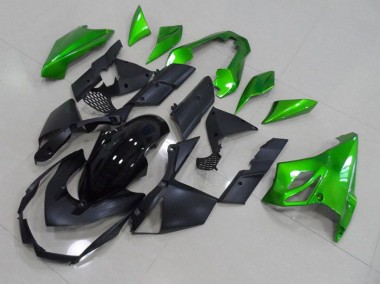 2007-2009 Black Green Kawasaki Z1000 Motorcycle Replacement Fairings for Sale