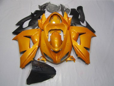 2006-2007 Orange Kawasaki ZX10R Bike Fairing for Sale