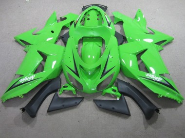 2006-2007 Green Ninja Kawasaki ZX10R Motor Bike Fairings for Sale