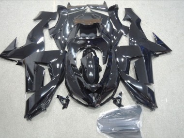 2006-2007 Black Kawasaki ZX10R Replacement Motorcycle Fairings for Sale