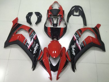 2016-2019 Black Red Ninja Kawasaki ZX10R Motorcycle Fairings Kit for Sale