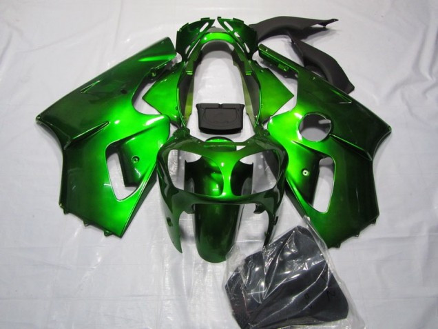 2000-2001 Green Kawasaki ZX12R Motorcycle Fairings Kit for Sale