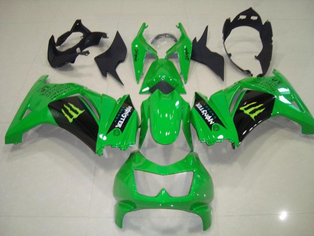 2008-2012 Green Monster Kawasaki ZX250R Motorcycle Fairing Kit for Sale