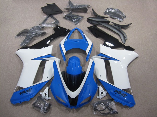 2007-2008 Black Kawasaki ZX6R Motorbike Fairings for Sale