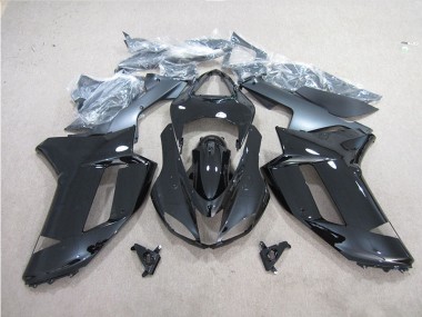 2007-2008 Black Kawasaki ZX6R Motorbike Fairing for Sale